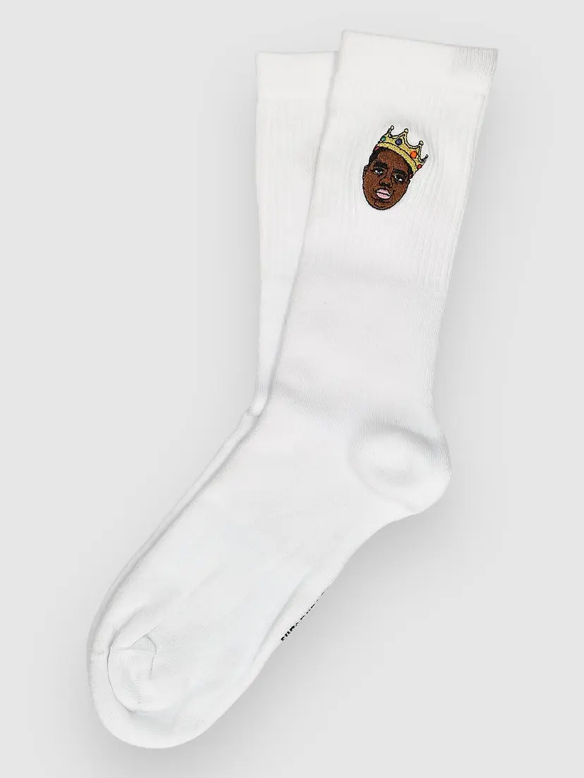 Supa Dupa Goods Supa Dupa Goods Biggie Socks hvit