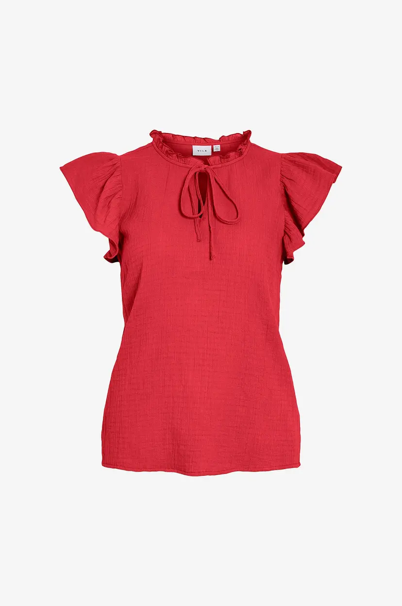 Vila Bluse viLania O-neck - Rosa