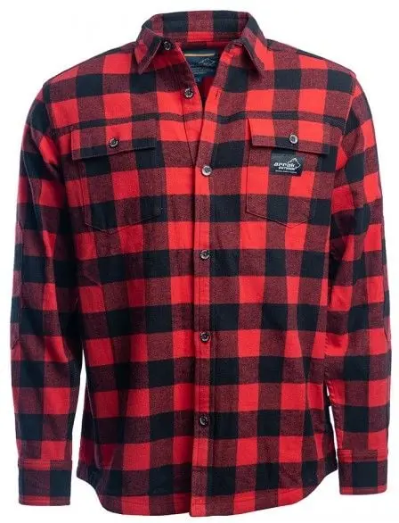 Arrak Outdoor Arrak Outdoor Arrak M's Flannel Shirt Red/Black