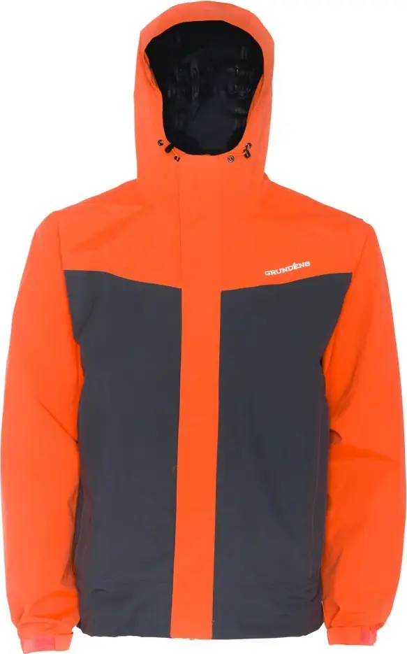 Grundéns Grundéns Men's Full Share Jacket Orange/grey