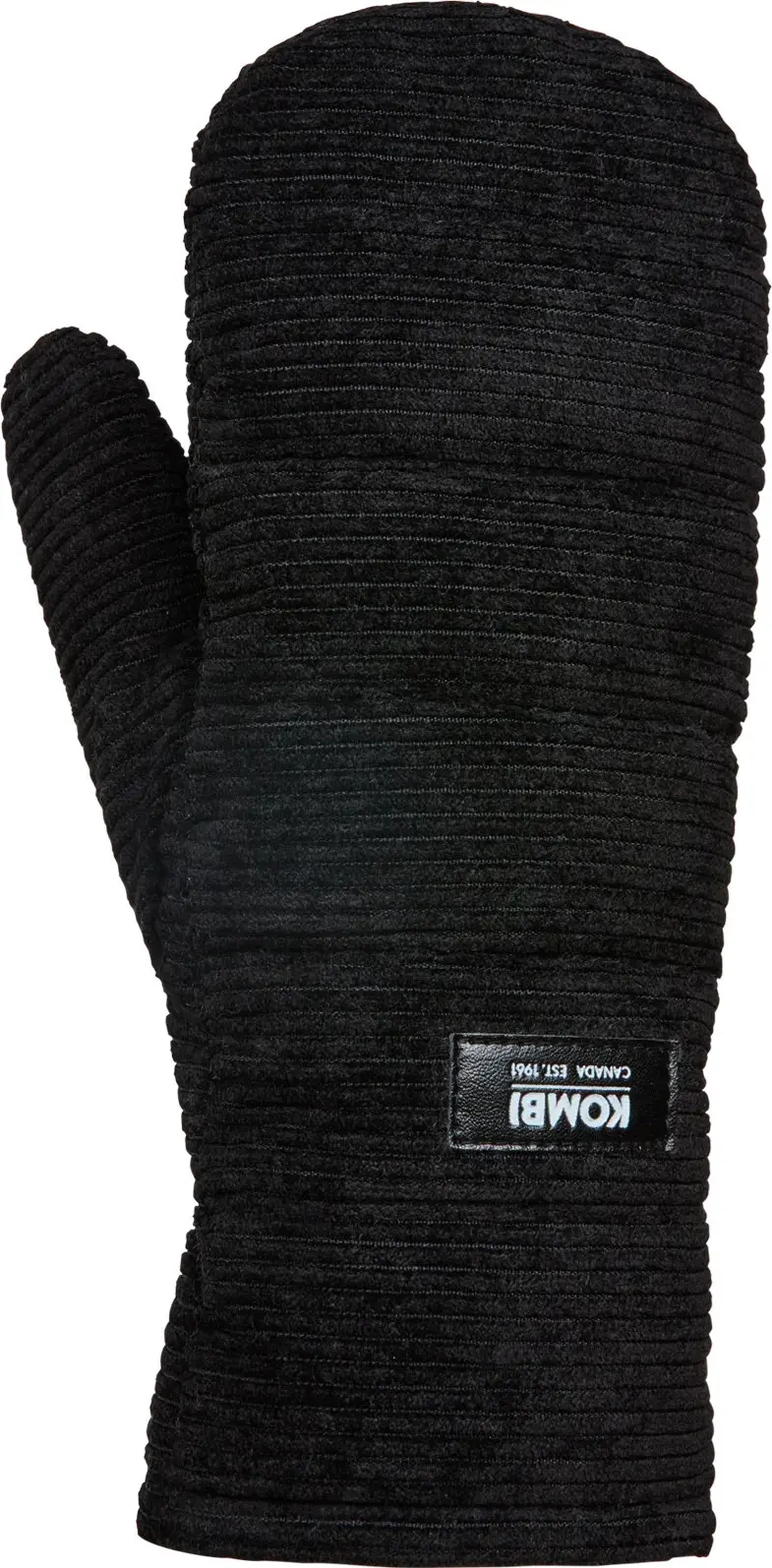 Kombi Kombi Women's Corduroy Mittens Black
