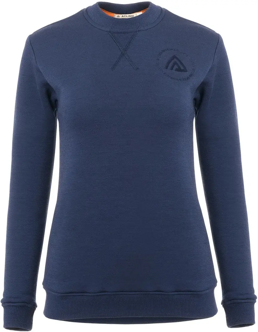 Aclima Aclima FleeceWool V2 Crewneck Woman Navy Blazer