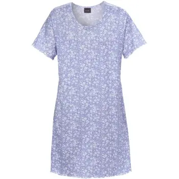 Trofé Trofe Sweet Flower Woman Dress Blå Mønster bomull Medium Dame