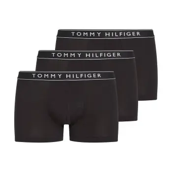 Tommy Hilfiger Tommy Hilfiger 3P Cotton Stretch Trunks Svart bomull XX-Large Herre