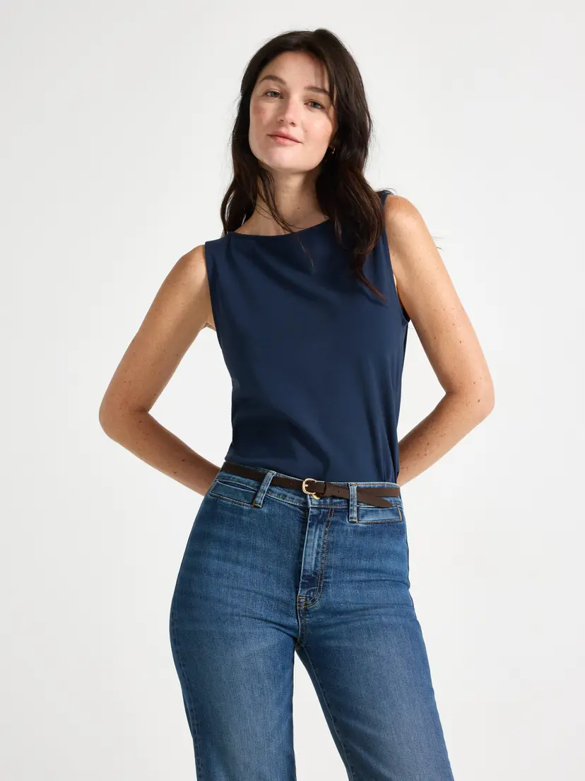 Lindex Topp med båthals