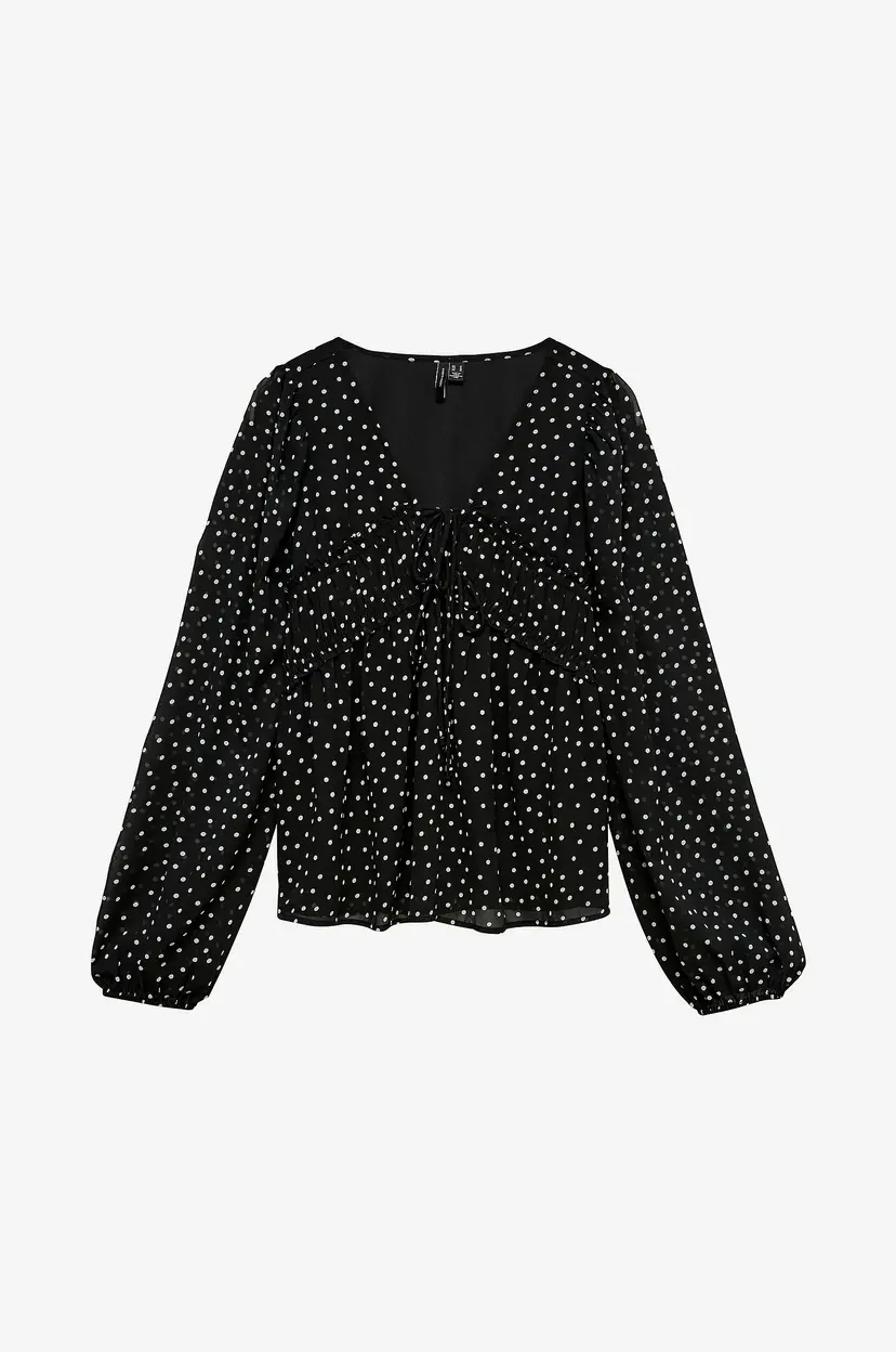 Vero Moda Bluse vmHadley LS - Svart