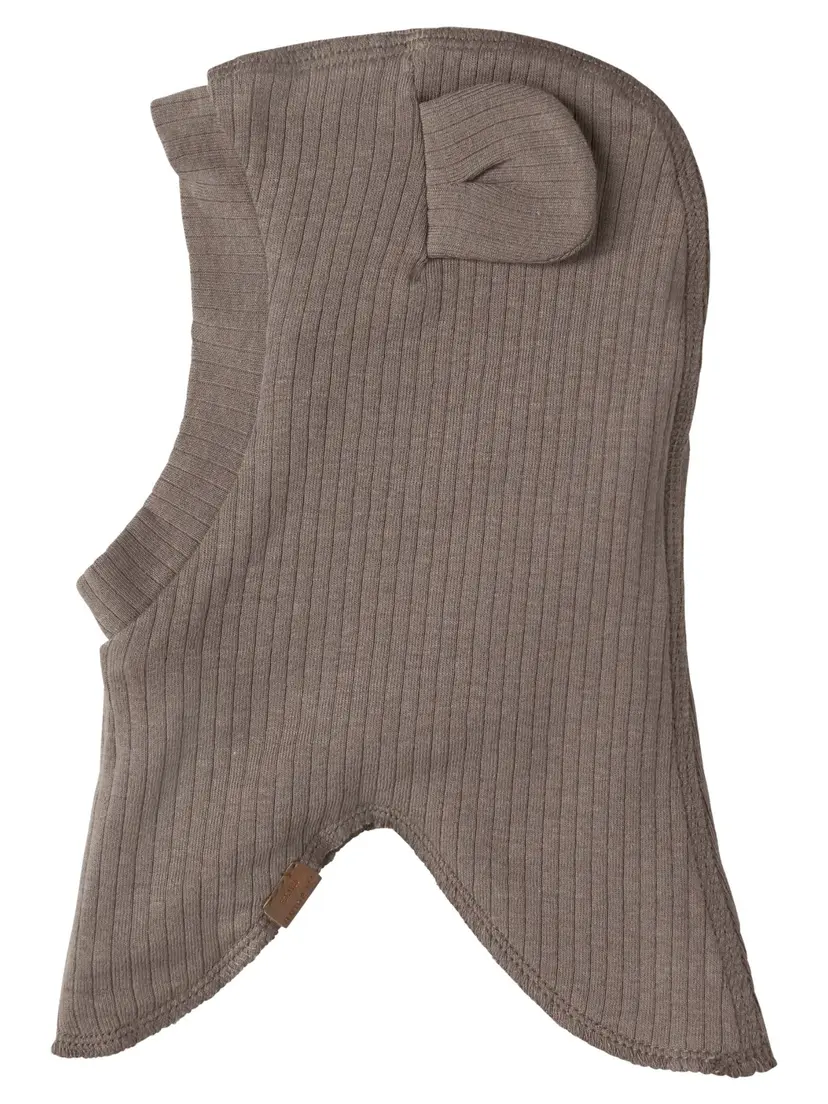 NAME IT Balaclava m/ører «MEX» Baby Walnut