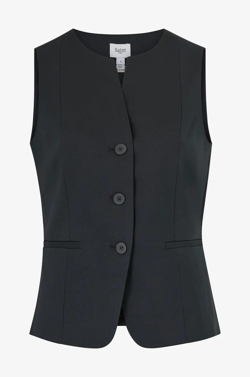 Saint Tropez Vest szMari - Svart