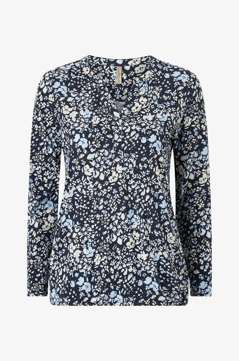 Soyaconcept Topp Sc-felicity Aop 532 - Blå