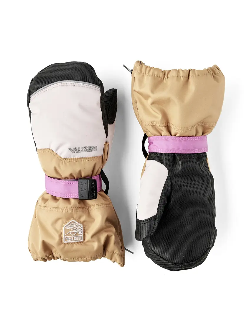 Hestra Vintervotter «Baby Zip» Parfait/Sand