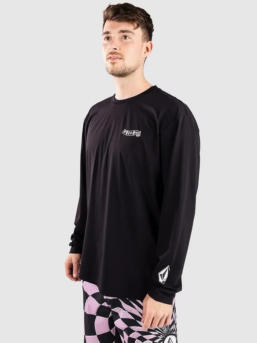 Volcom Volcom Pistol Surf Lst Longsleeve Rash Guard svart