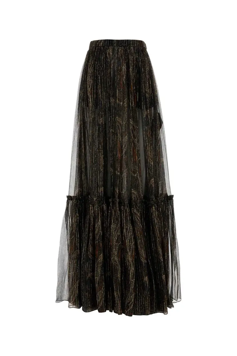 Saint Laurent Saint Laurent Maxiskjørt – Svart