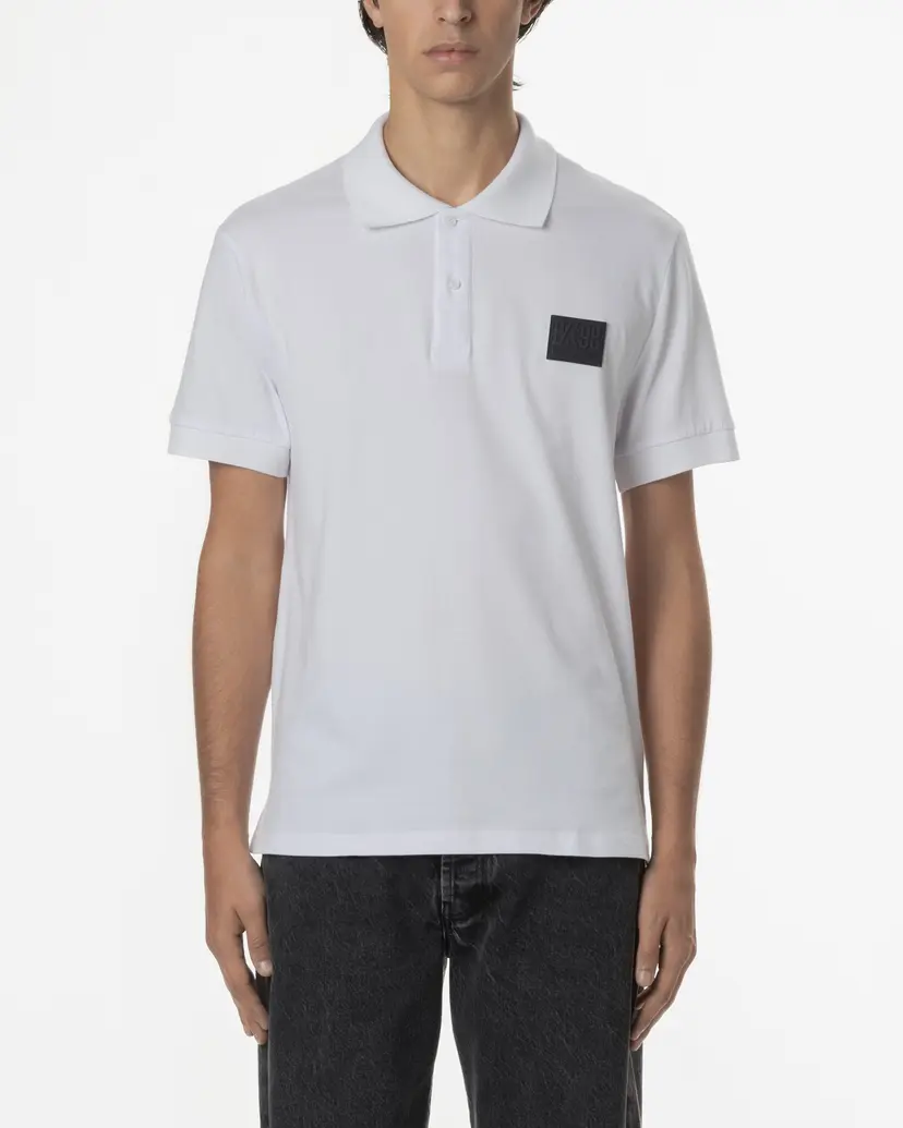 Bikkembergs Bikkembergs BMT0591 White Polo shirt