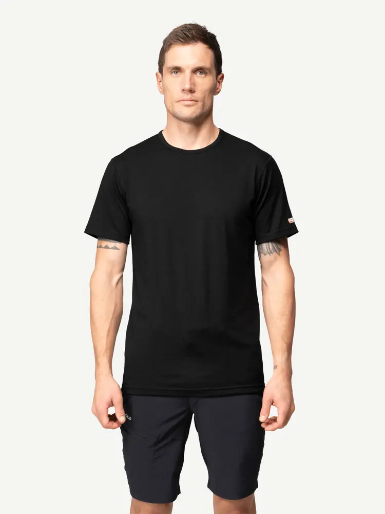 Devold Devold - Breeze Plus Merino 200 T-skjorte Herre - Large - Svart