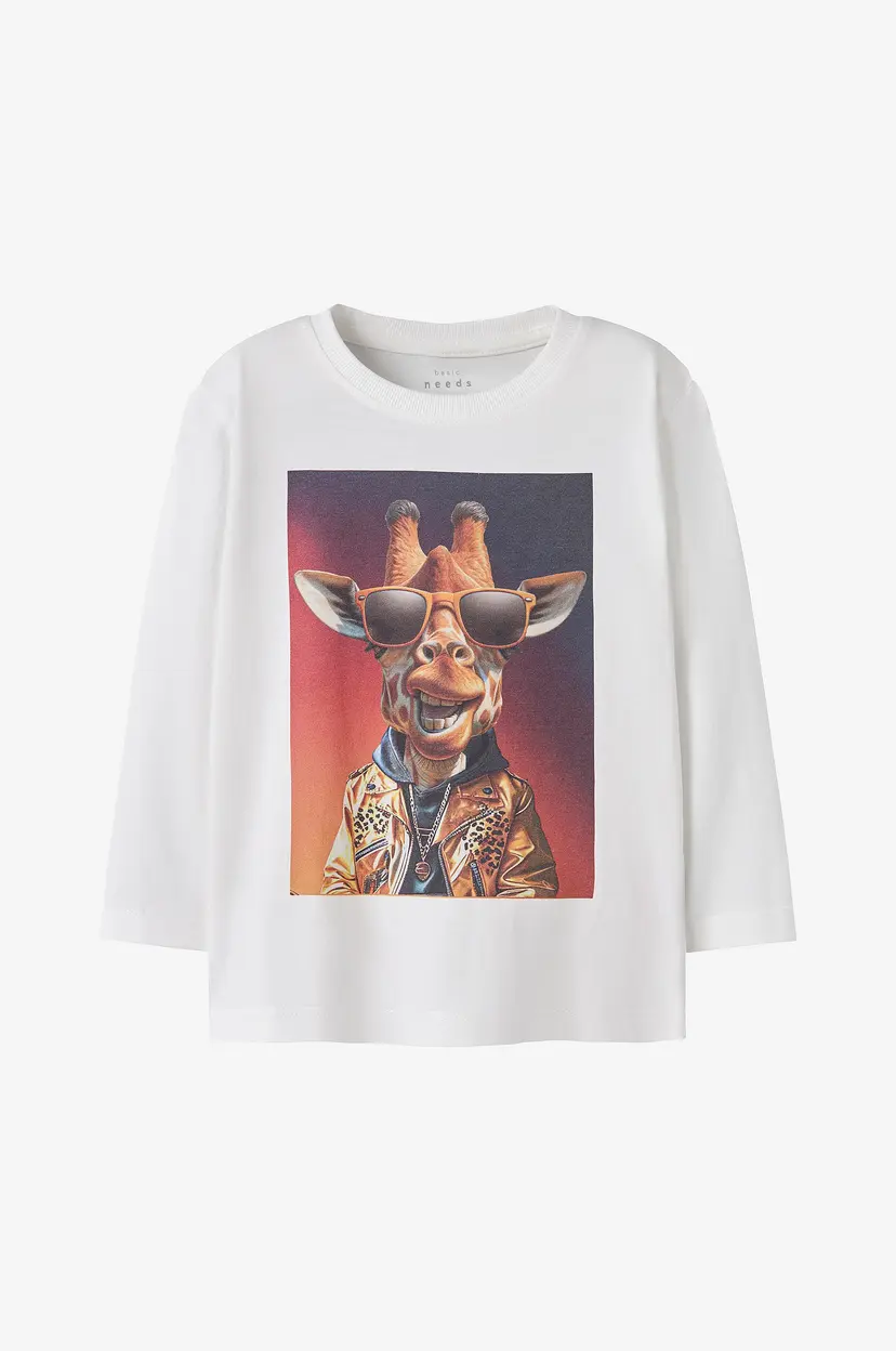 NAME IT T-skjorte nmmVoto LS Nreg Top - Hvit