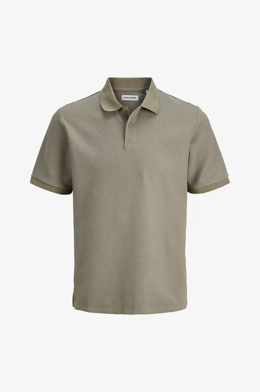 Jack & Jones Plus Pologenser jjeAustin Polo SS Noos Pls - Grå