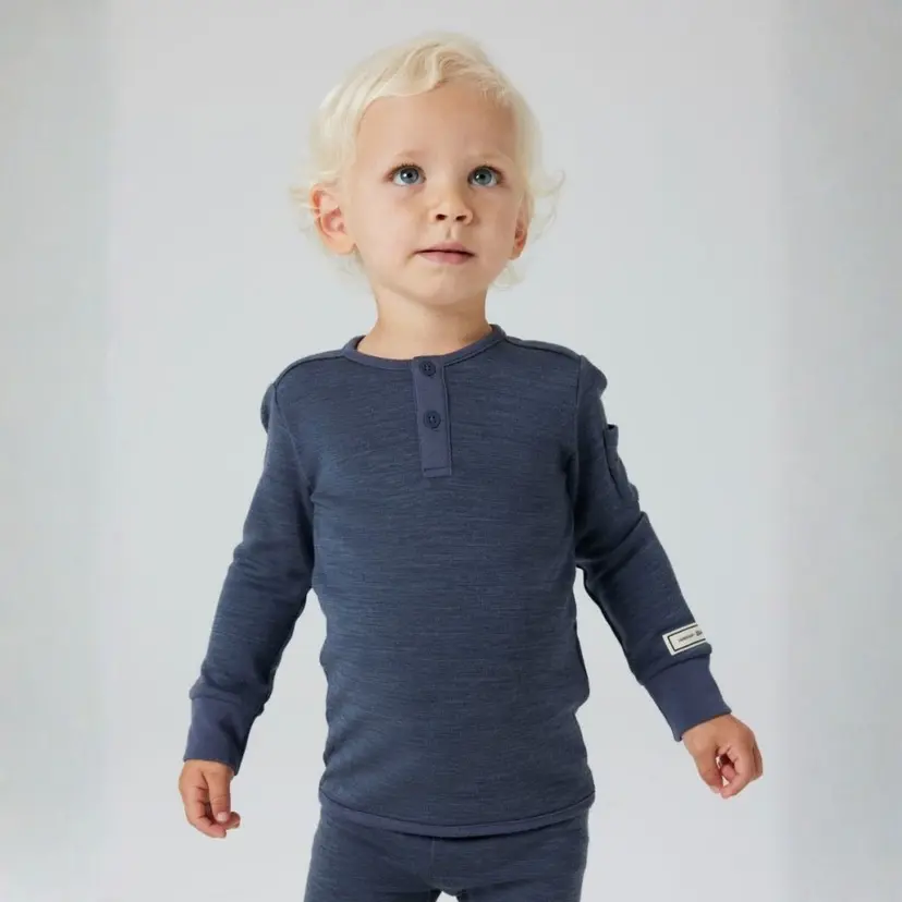 NAME IT Name It - Trøye i Ull og Bambus Wyla Ombre Blue
