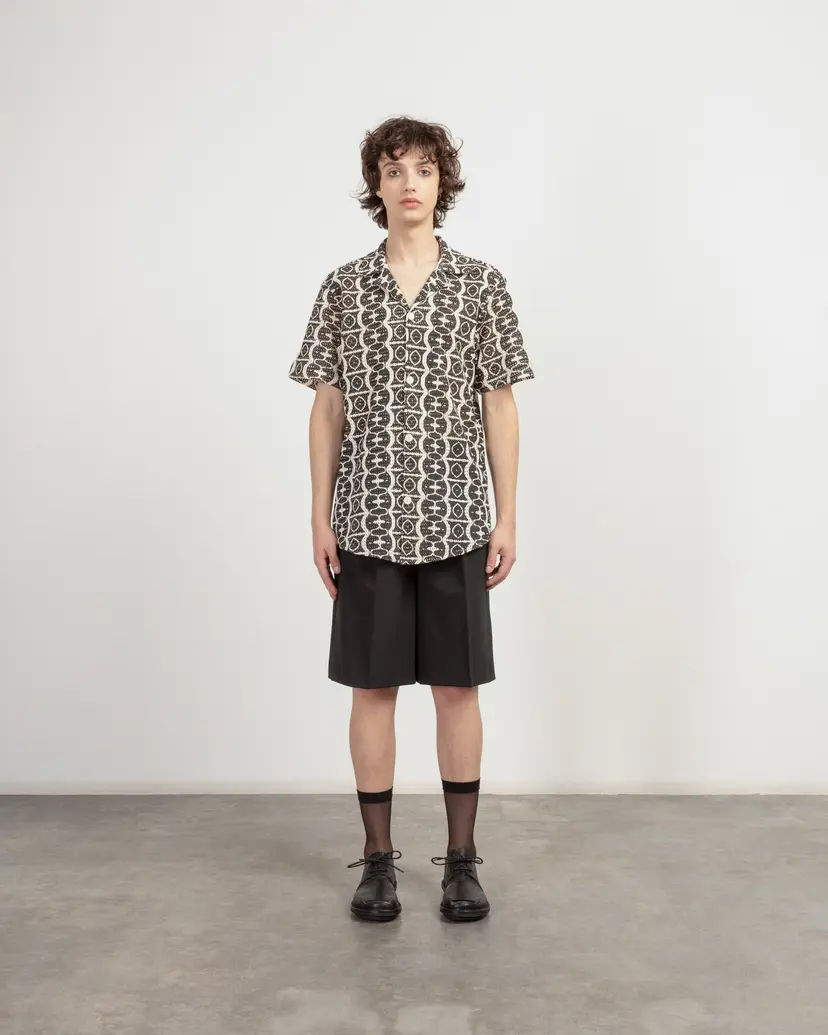 Oas OAS Hypnotise Cuba Black Short sleeve shirt