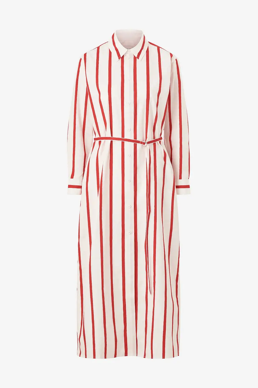 Marimekko Skjorte Kjole Muovata Puhveli - Rød