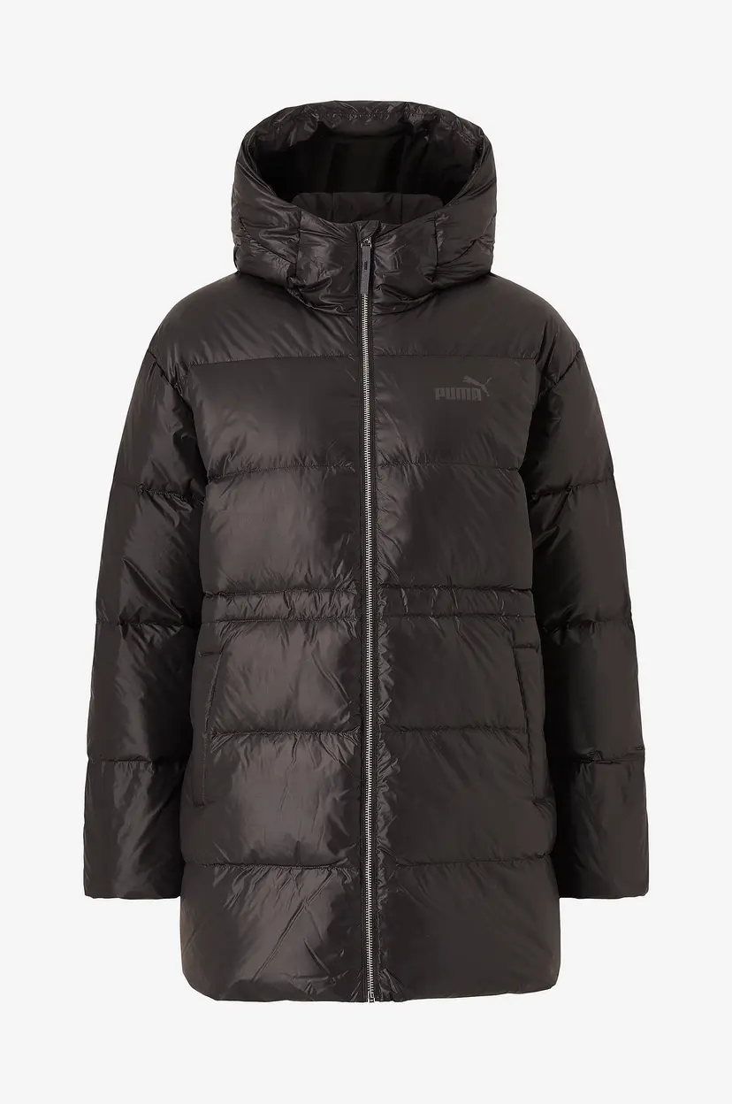 Puma Dun jakke Style Hooded Down Jacket - Svart
