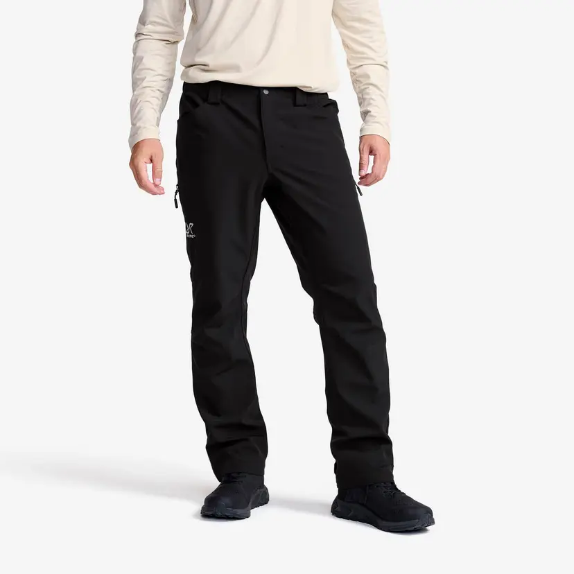 RevolutionRace Hiball Essential Softshell Pants Herre Black