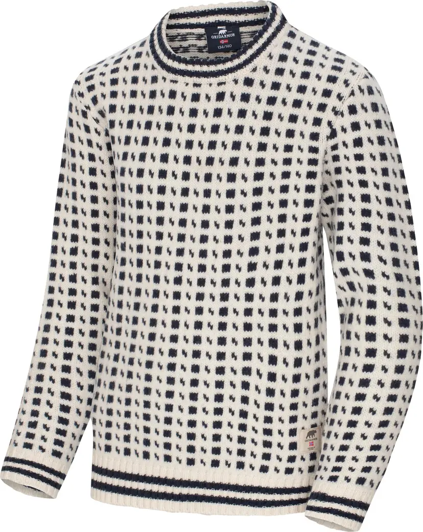 Gridarmor Gridarmor Juniors' Classic Wool Sweater Snow White