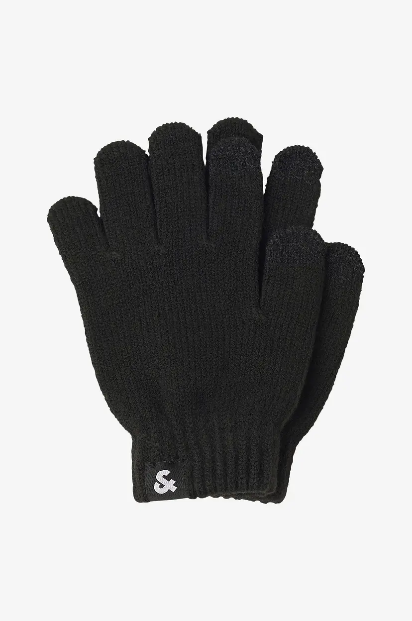 Jack & Jones Junior Hansker jacBarry Knitted Gloves Jnr - Svart