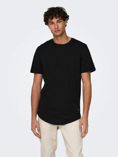 Only & Sons Onsmatt Longy Ss Tee Noos