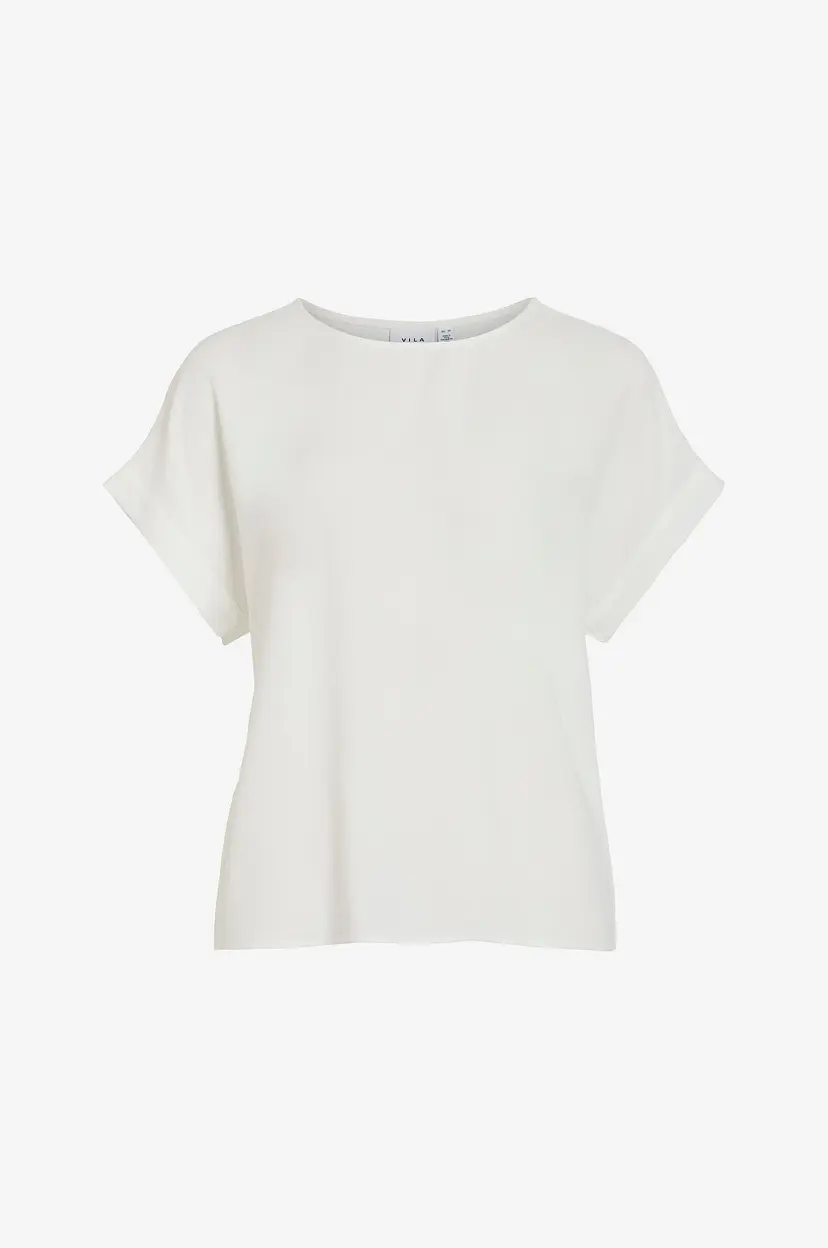 Vila Topp viJosa S/S Top - Hvit