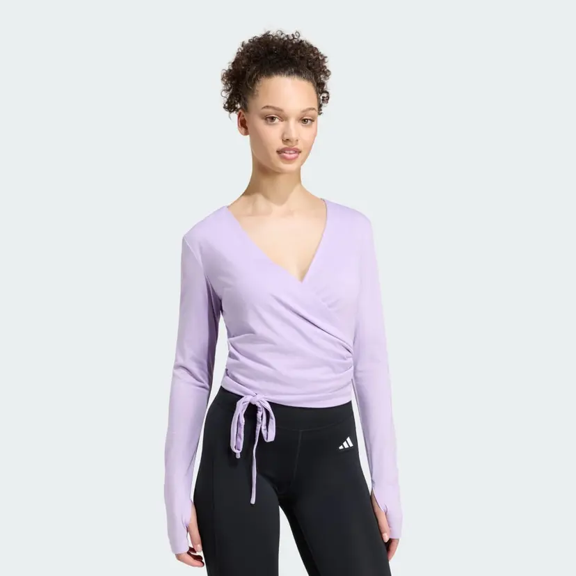 Adidas 3-STRIPES STUDIO SOFT BALLET WRAP TOPP