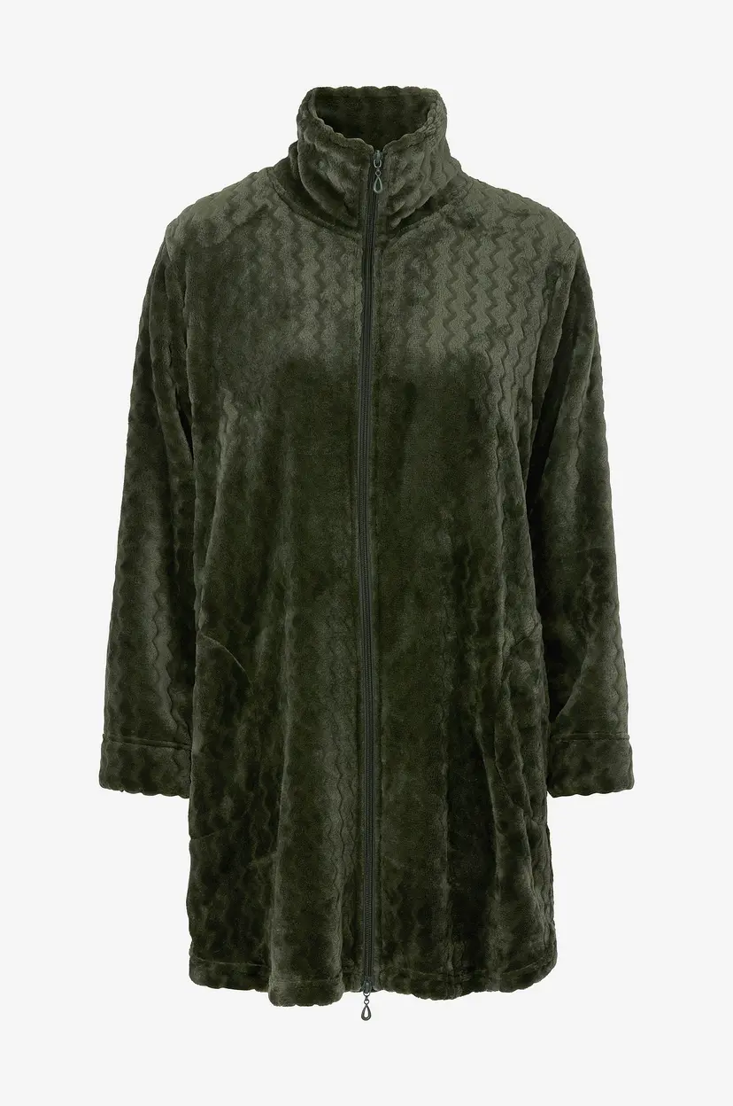 Damella Morgenkåpe Fleece - Grønn