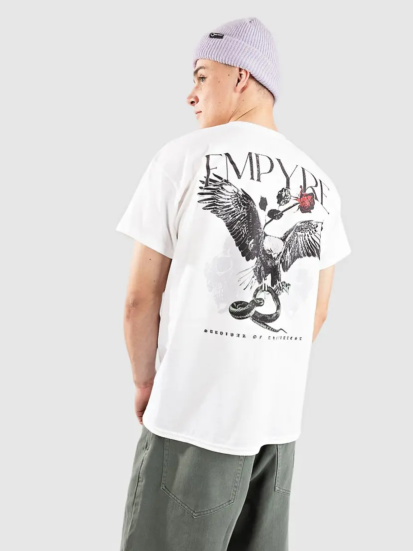 Empyre Empyre Contrast Eagle T-skjorte hvit