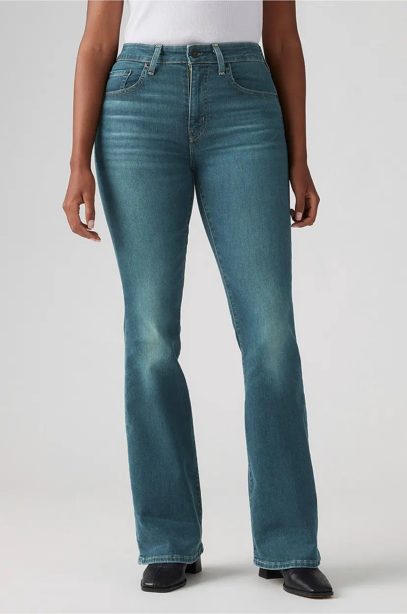 Levi's Jeans 726 HR Flare Hyperstretch - Blå