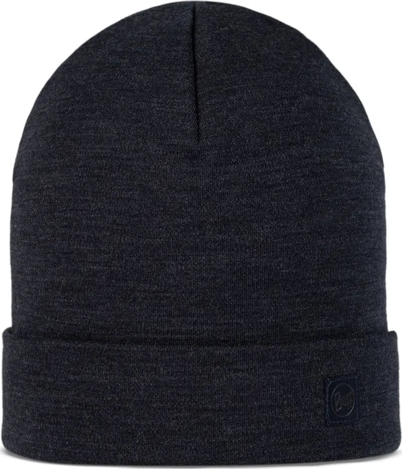 Buff Buff Merino Heavyweight Beanie Solid Indigo