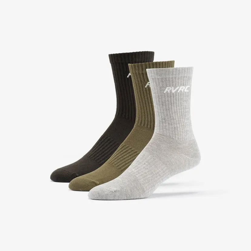 RevolutionRace 3-pack Daily Socks Unisex Kalamata/Grey Melange