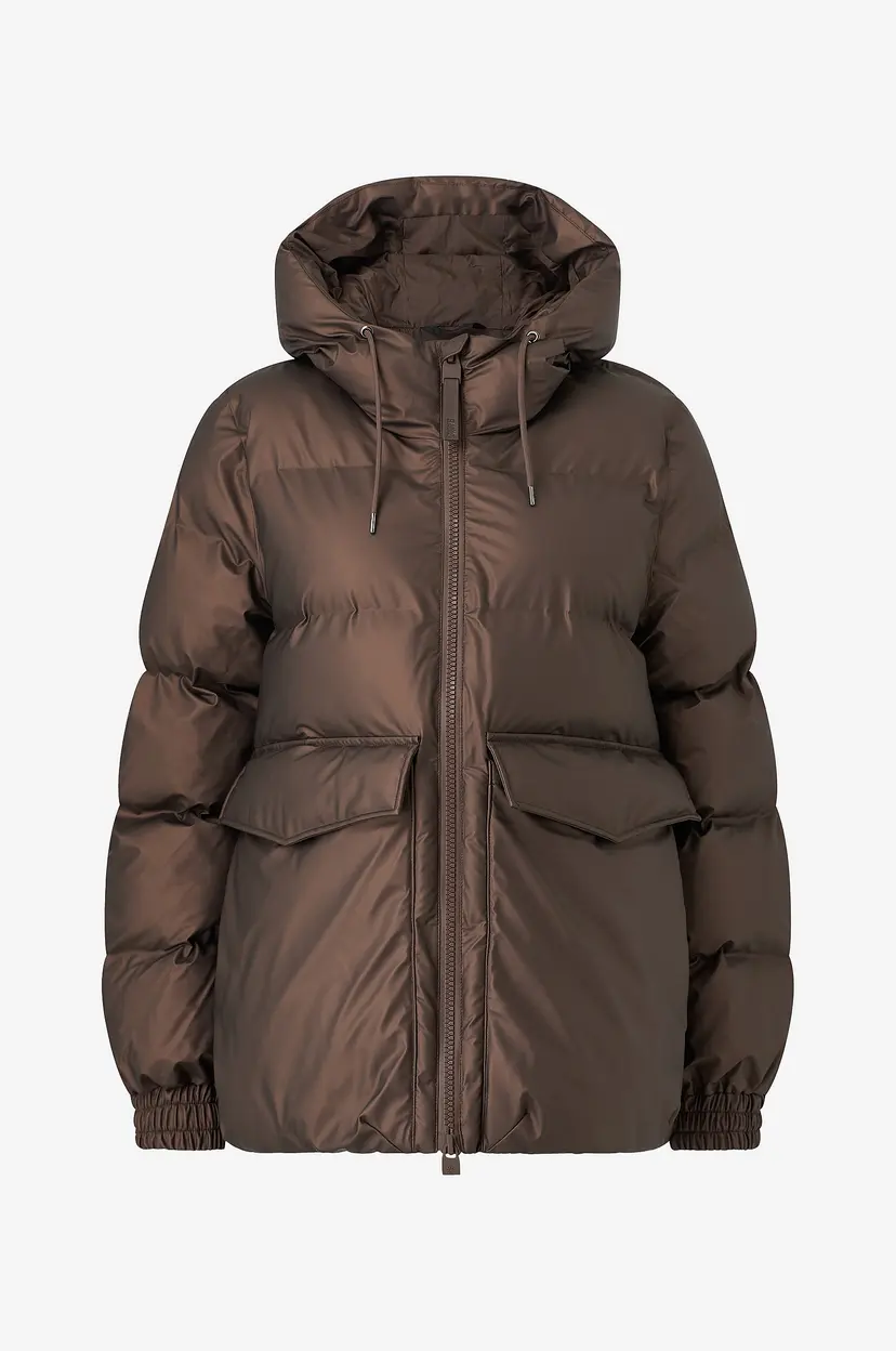 Rains Pufferjakke Alta A-line Puffer W Jacket W3t3 - Brun