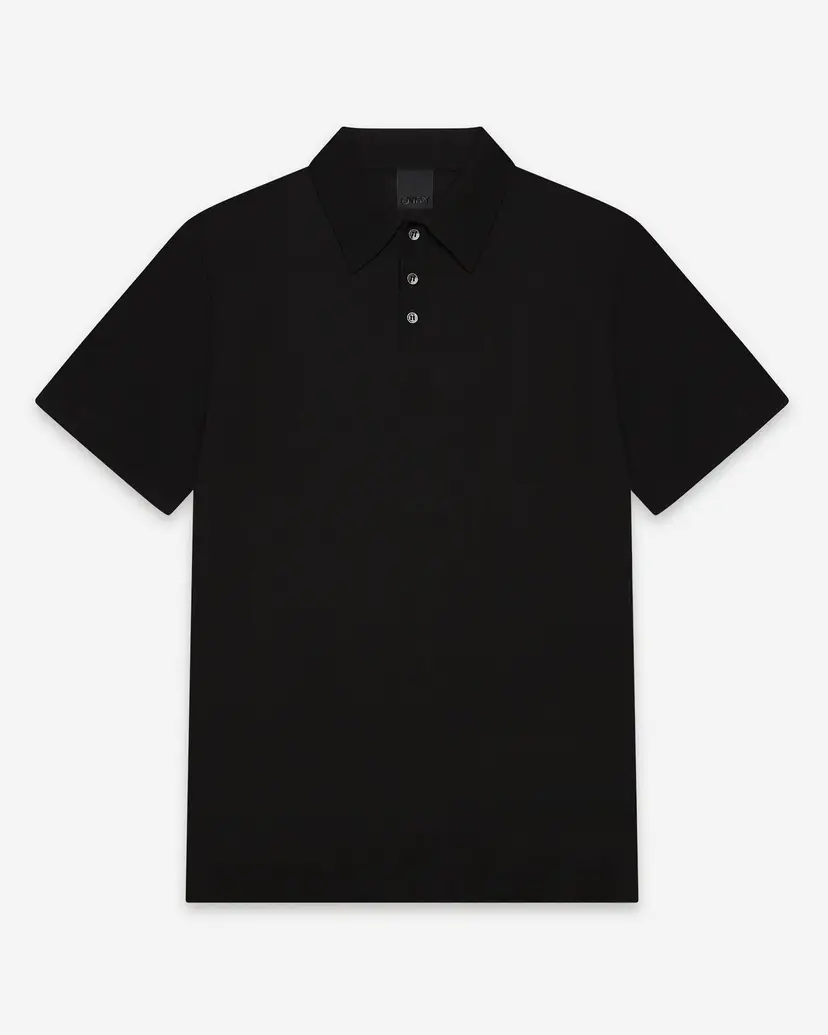 Unity Unity MARSH SILK Black Polo shirt
