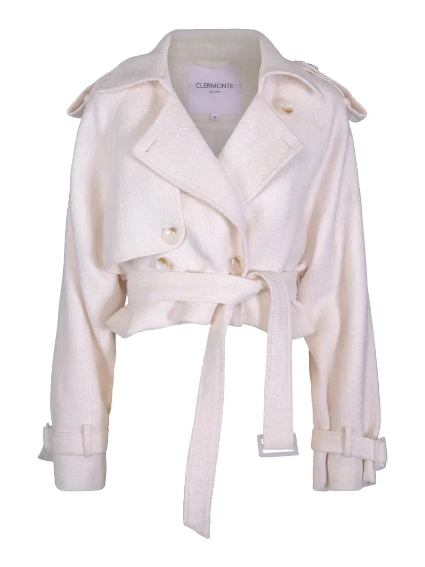 Clermonte Gia Boucle Jacket White