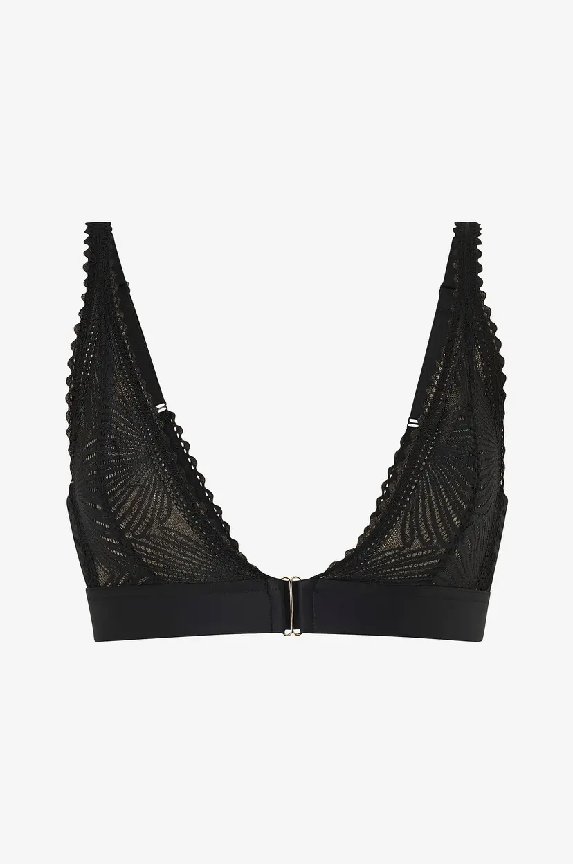 La Redoute Collections Hibiscus bralette uten bøyler - Svart