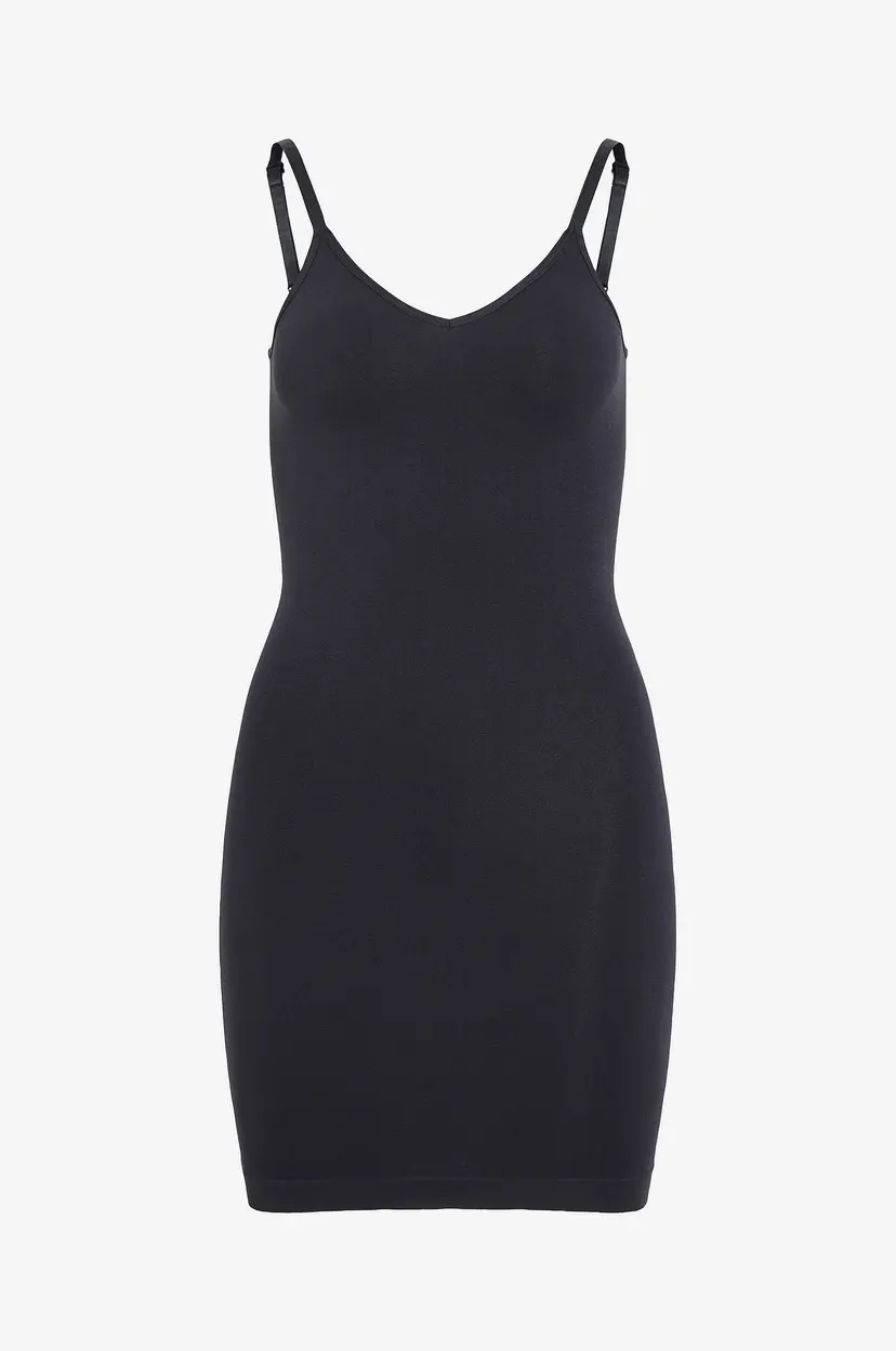 Vila Underskjørt viMacie V-neck S/L Seamless - Svart