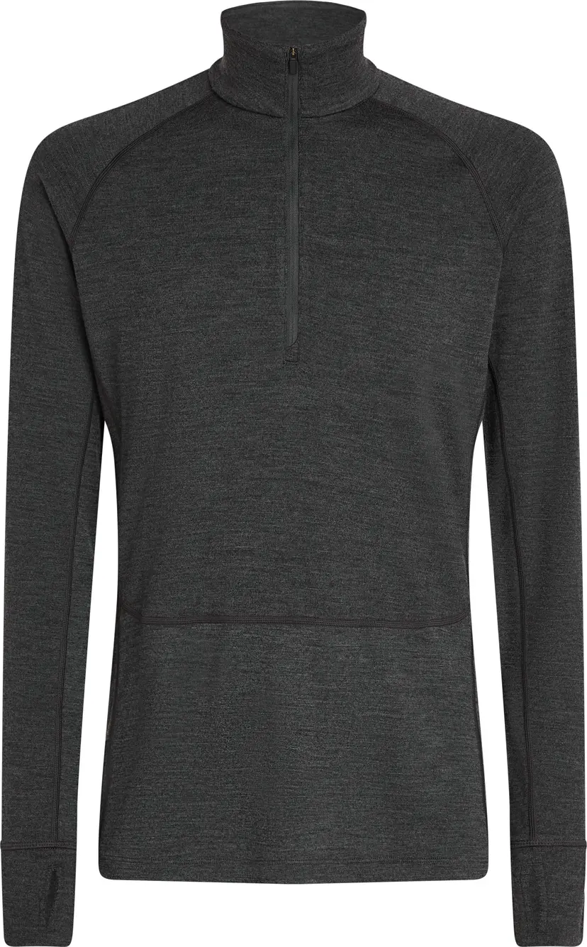 Icebreaker Icebreaker Men's Merino 260 ZoneKnit Long Sleeve Half Zip Jet Hthr