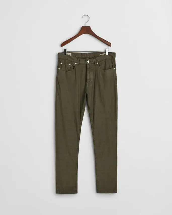 Gant SLIM COT/LINEN JEANS