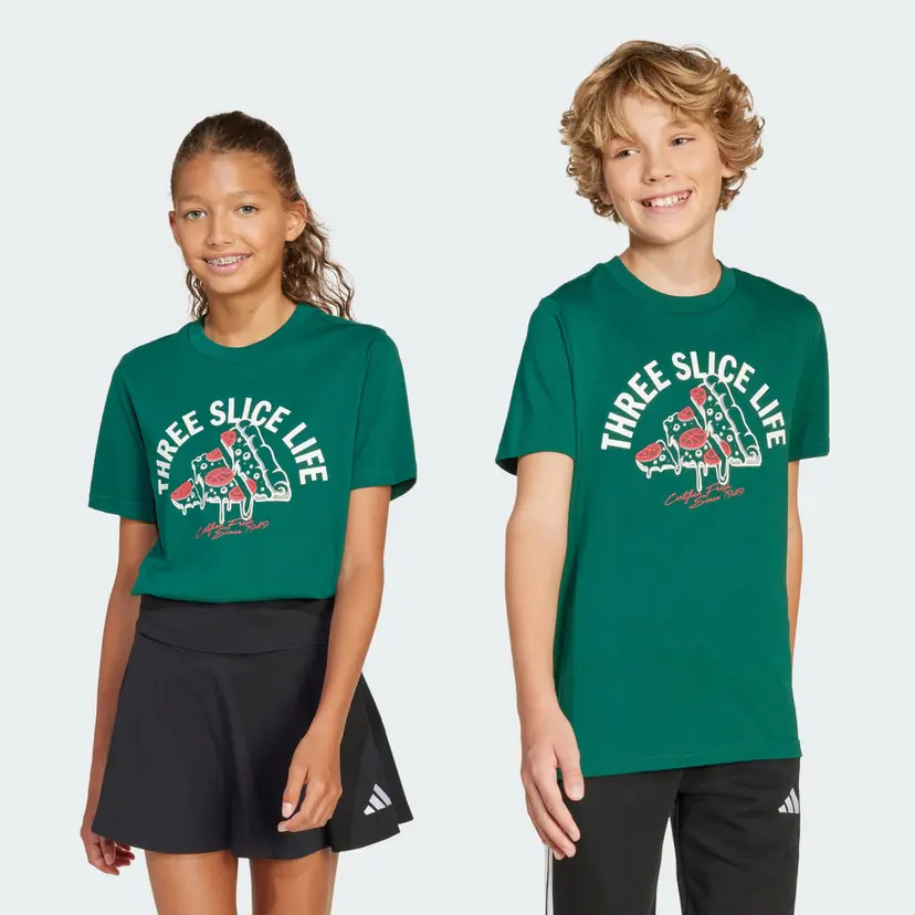 Adidas Lounge Pizza Graphic T-Shirt Kids