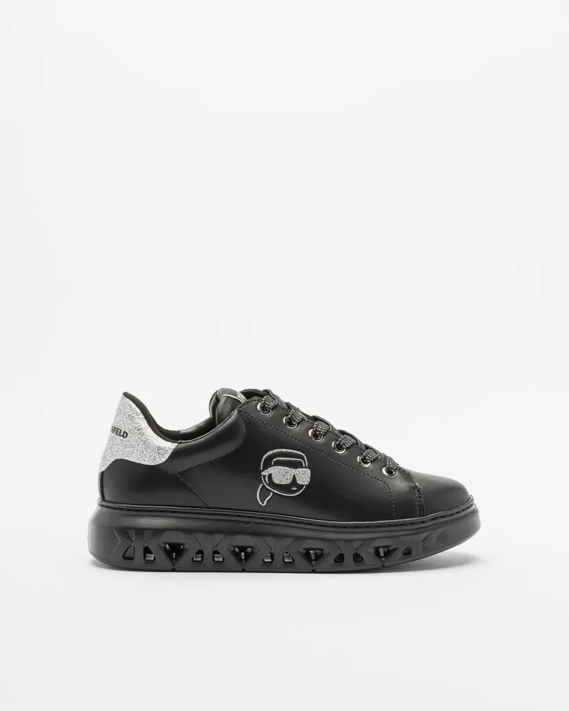 Karl Lagerfeld Karl Lagerfeld Kapri Kite Outline NFT Black Sneakers