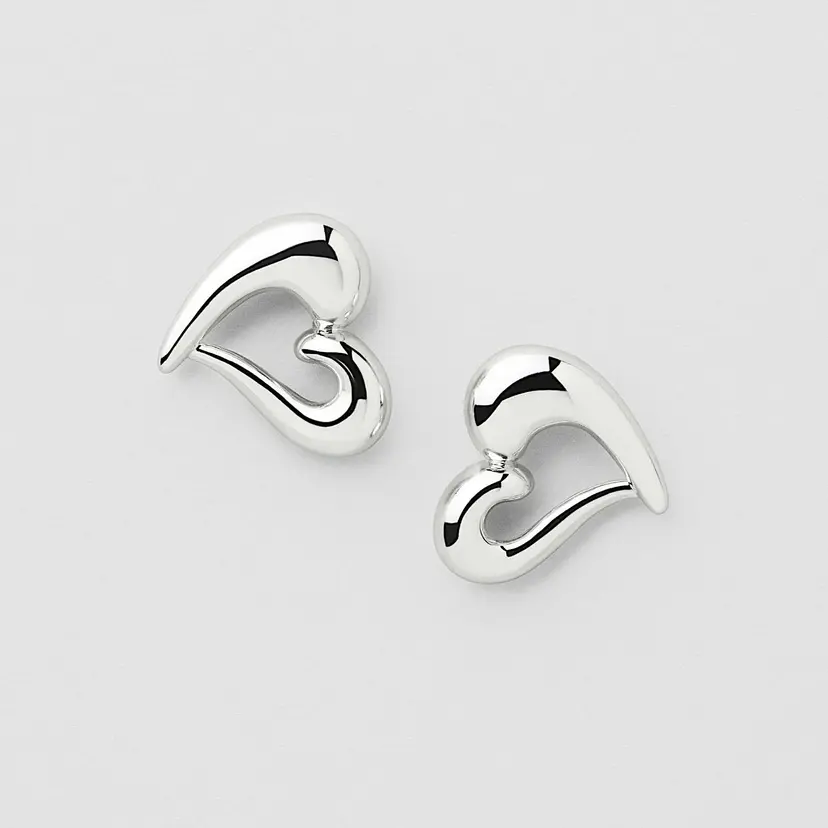 Safira Helin Heart Studs