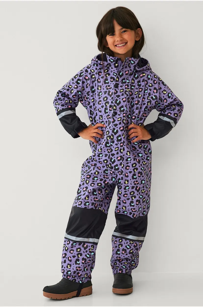 Ellos Collection Regndress med fleece-fôr - Lilla