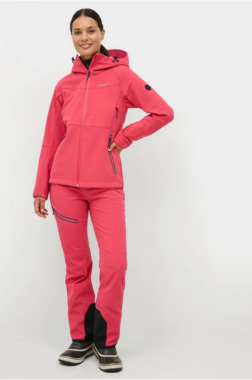 Áhkká Skibukse Softshell Ski Pants - Rød