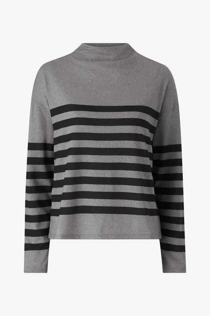 JDY Genser jdyTonsy L/S Funnel Neck Top Jrs AT - Grå