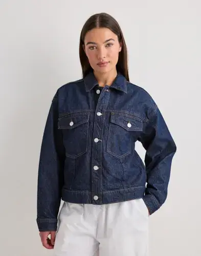 Pieces Pieces - Blå - Pcelma Denim Jacket Noos Bc