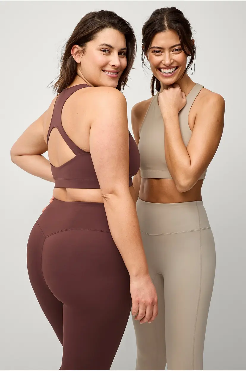 Ellos STUDIO Sports-BH Studio Bra High Neck Core - Brun